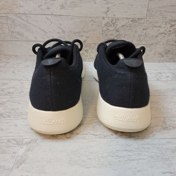 Allbirds Wool Runners Men's Size 13 Natural Black Merino Lace Up Sneaker - Picture 5 of 12